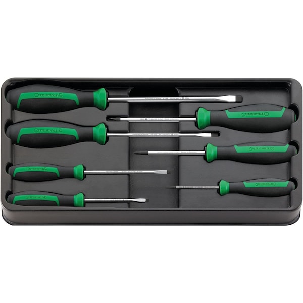 Stahlwille Tools DRALL+ set of screwdrivers No.ES 4620/4628/4630/7 1/3-tray7-pcs. 96838236 - main